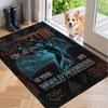 Alfombra Suave para Suelo Patrón Led Zeppelin Alfombra de Área Felpudo Decorativo Para Decoración de Habitación del Hogar