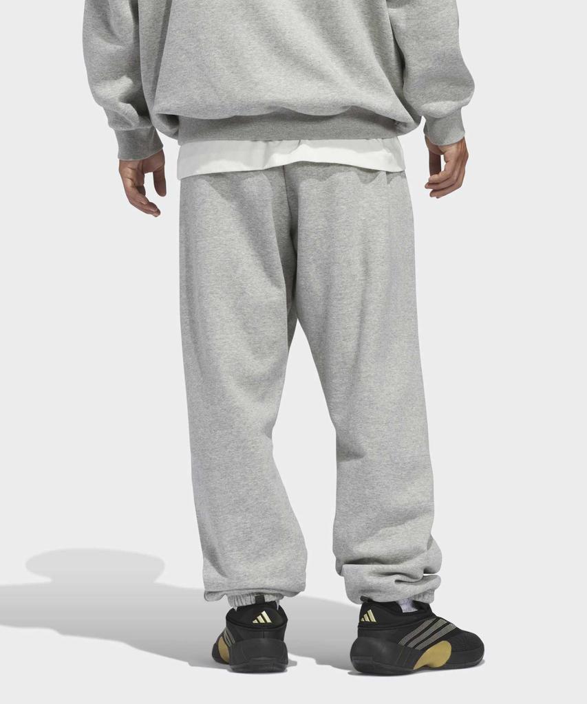 ADIDAS Basketball Fleece Joggers - Medium Gray Header / Kb7551