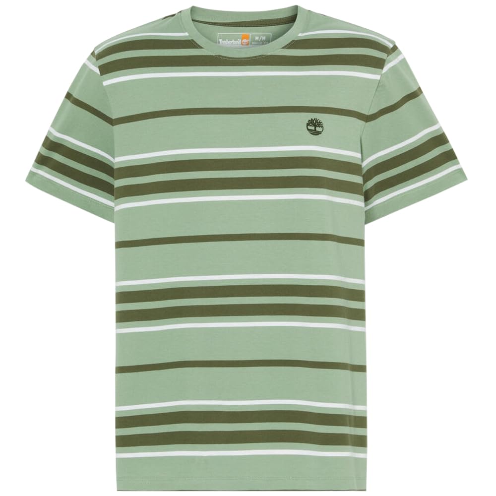 

Timberland Men s Green Bay Short Sleeve Striped T-Shirt, Size XL (TB0A6BDVEOL1)