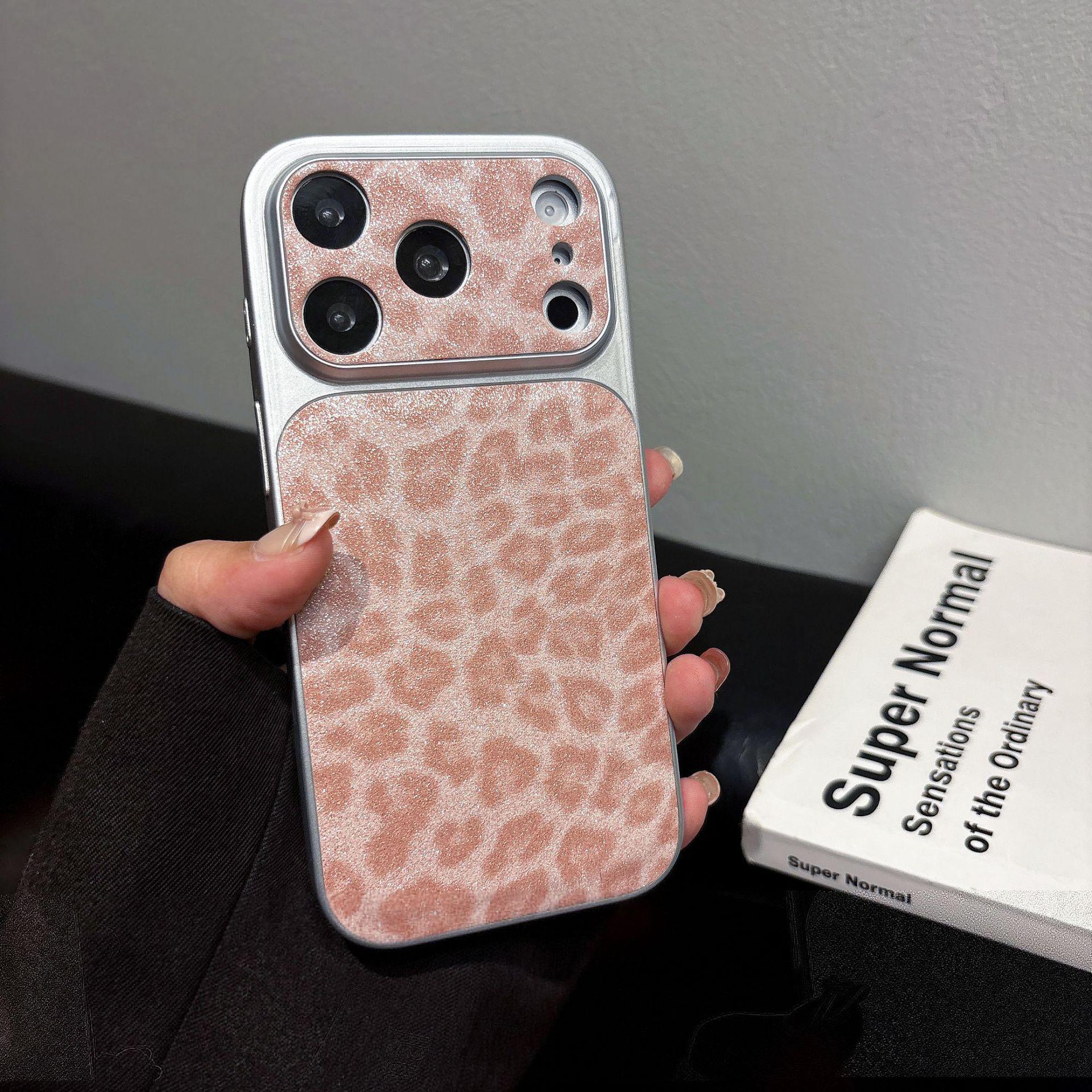 

Leopard Print Anti-Fall Phone Case for Apple 17 Pro Max & 16 PM - Classic Protective Cover Apple 14PROMAX