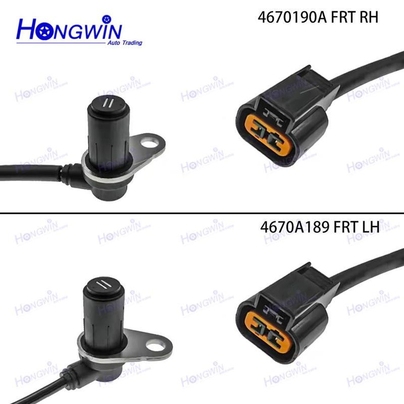 Front Rear LH RH ABS Wheel Speed Sensor For Mitsubishi Pajero IV 4th V87 V88 V93 2006-2016 4670A189 4670A190 4670A191 4670A192