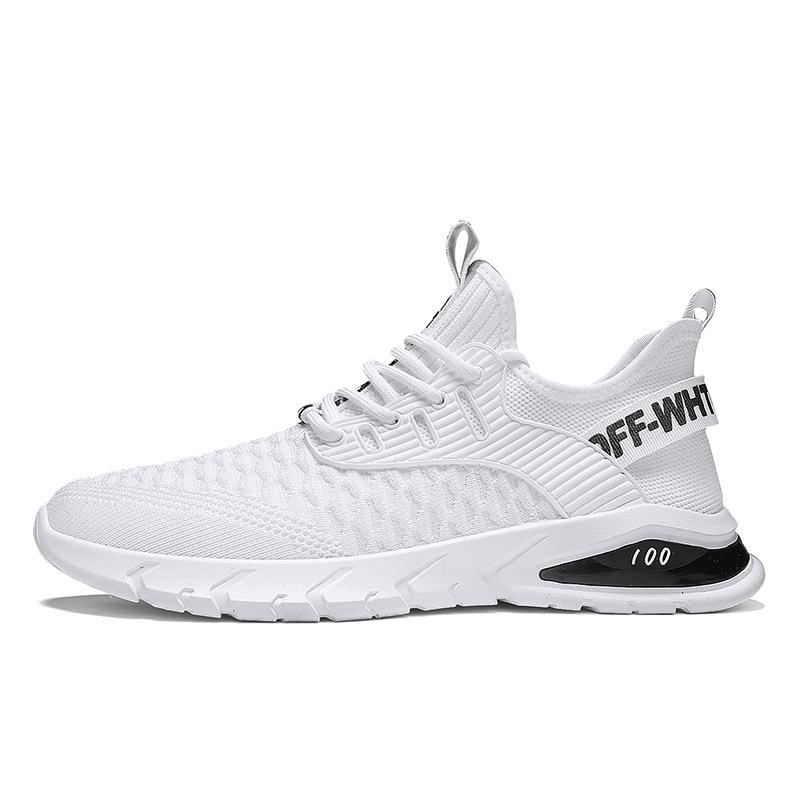 Summer new fly-woven shoes student low-top mesh breathable jogging shoes casual sports shoes