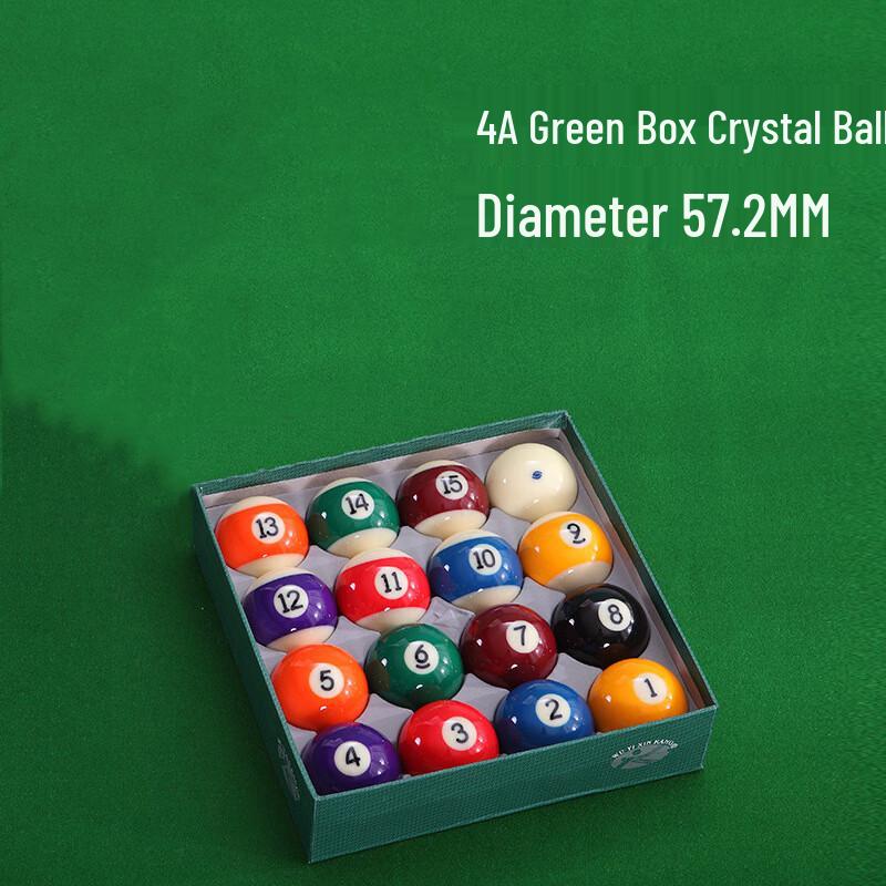 Crystal Billiard Ball Set Standard Set