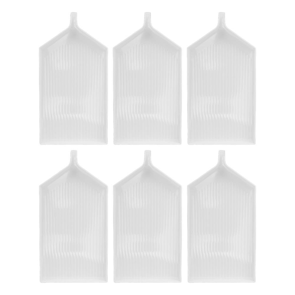 6pcs Plastic Rhinestone Painting Tray Large Size DIY Craft Organizer Tray Painting Accessories