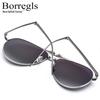 Men's Ultralight Foldable Polarized Pure Titanium Driving Sunglasses