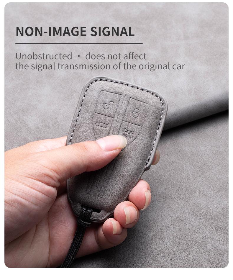 Compatible Key Shell for Hongqi H5, E-HS9, HS5, H9, EQM5, HS7 Car Interior Accessories