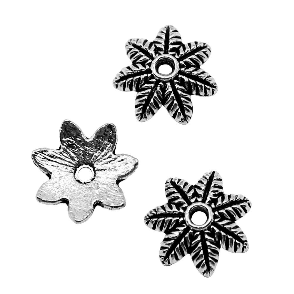 Textured Bead Cap Charms Dome Covers For Pearl And Gemscolor Jewelry Findings