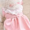 Breathable Cat Lace Skirt Thin Pet Clothes Summer Cat Princess Dress