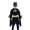 YAYUPLUS Halloween Costume Set for Includes Mask and Cool Macho Batman Muscle Perfect for New Cosplay School and Cultural Festivals Kids' 3-Piece