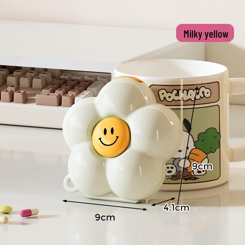 2025 Dopamine Jewelry and Pill Storage Necklace: Portable Box for Earrings and Travel