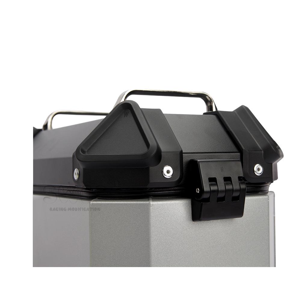Universal Motorcycle Aluminum Side Boxes – Waterproof, Anti-Collision, Quick Release (18L/28L/35L)