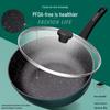 ASD 30cm Maifan Stone Non-Stick Wok