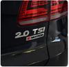 RUNTB1 3D Metal 4motion Logo Rear Trunk Car Badge Emblem Sticker Decals For VW 4 Motion Tiguan Passat B8 Polo Golf 6 7