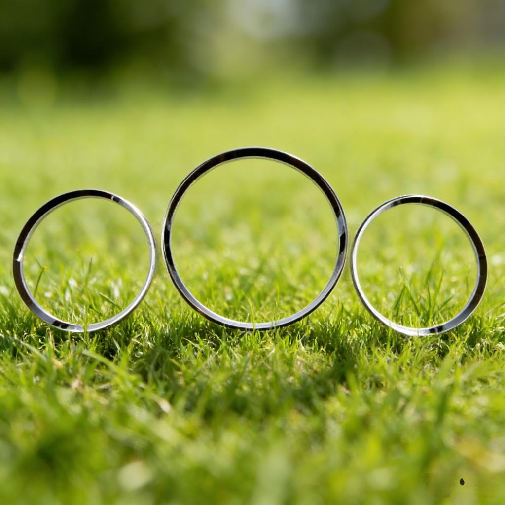 Chrome Silver / Matt Silver Styling Dashboard Gauge Ring Set For Mercedes Benz W163/ ML