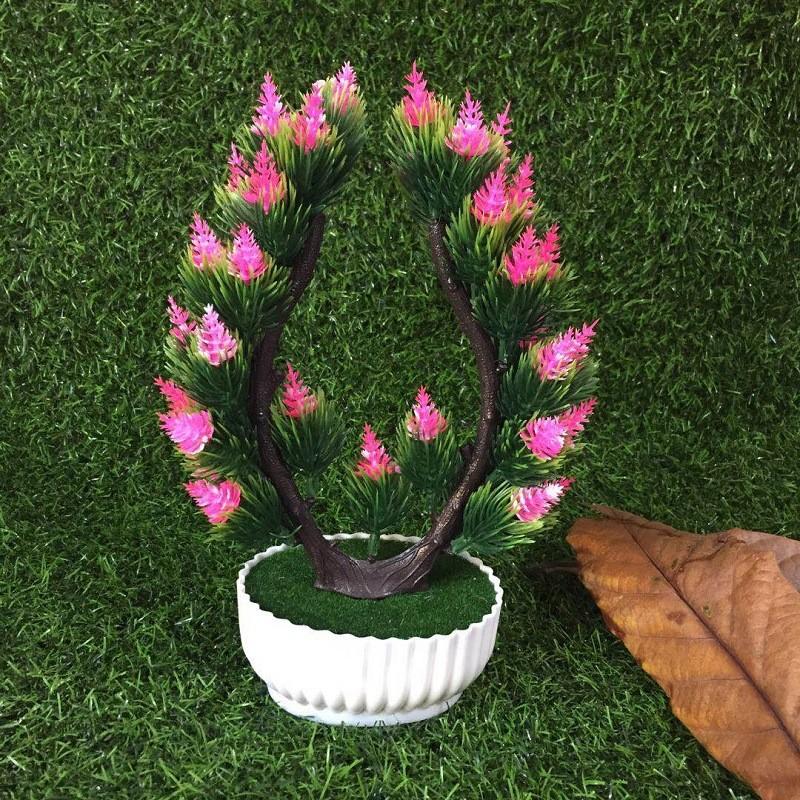 Forty Simulation Heartshaped One Pinecones Artificial Flower Plants Potted