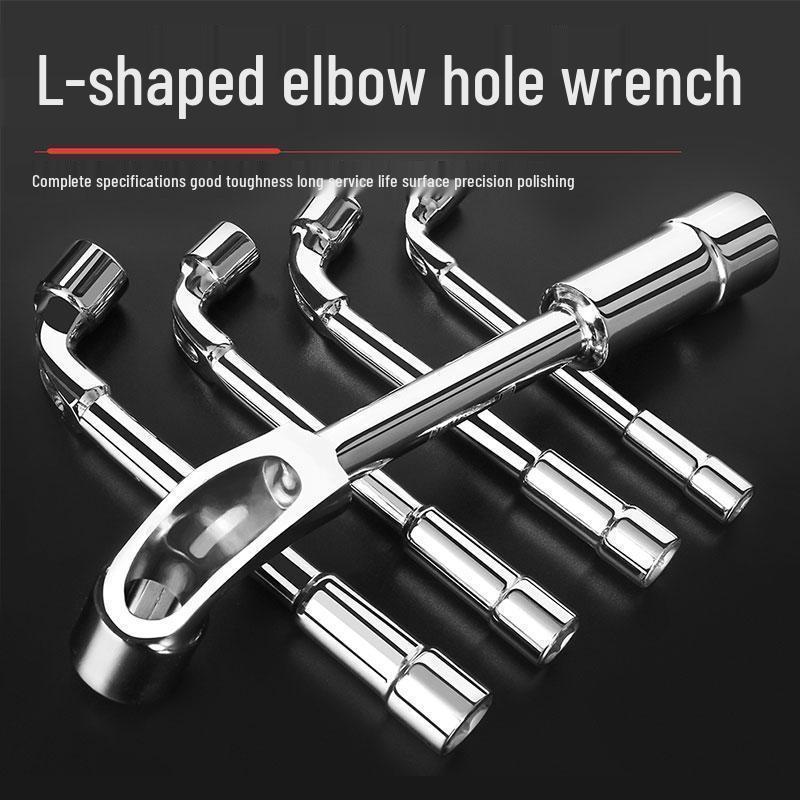 Двусторонний Г-образный шестигранный торцевой ключ High Hardness Alloy Steel [7mm]