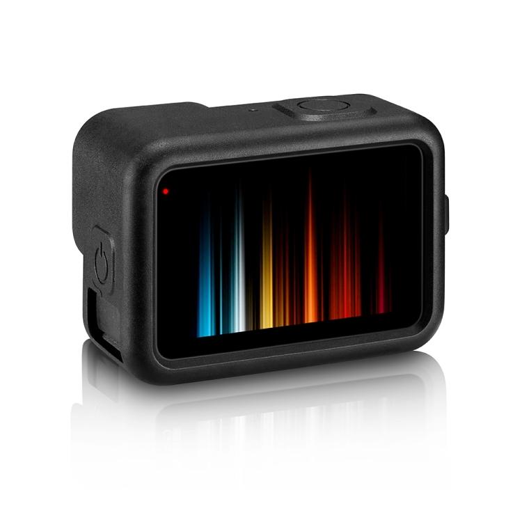 PULUZ pro GoPro HERO12 Black /11 Black /10 Black /9 Black Silikonový ochranný kryt pouzdra s popruhem na zápěstí a krytem objektivu