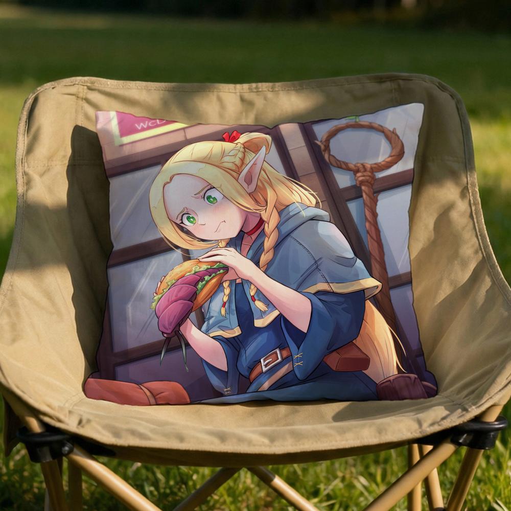Anime MMarcille Donato Cushion Cover Soft Reversible Durable Pillow Cover MultiScene Use for Home Car Daily Comfort