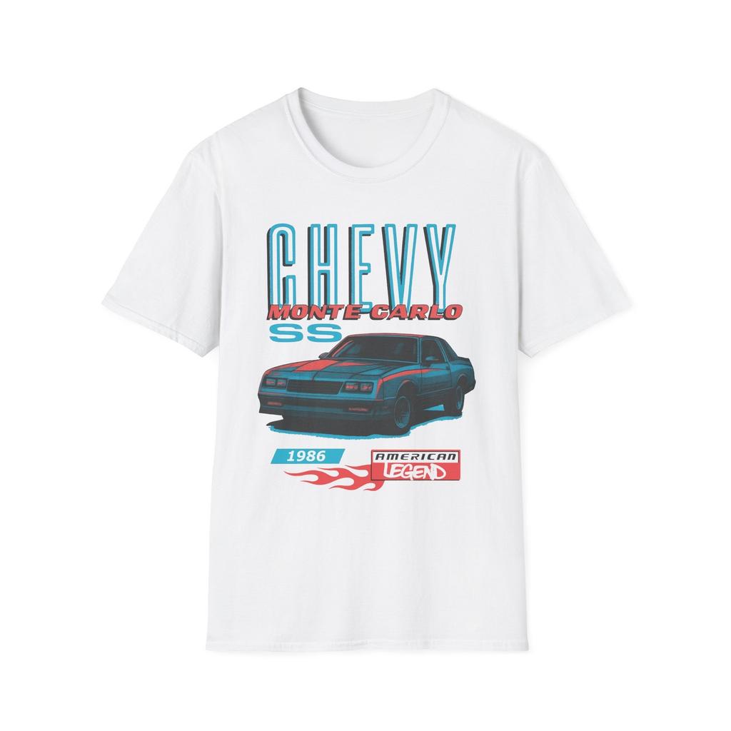 1986 Monte Carlo SS T-Shirt Chevy G-Body Muscle Car American Legend Retro Tee