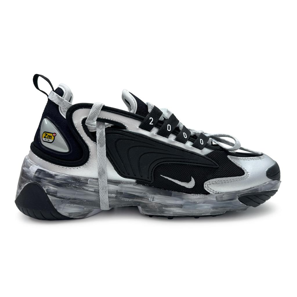 Nike Zoom 2K Slip Resistant, Abrasion Resistant, Breathable Mid top Training Running Shoes Women's Black Silver AO0354-100(Team80-)