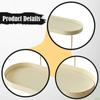 Counter Organizer Double Layer Decor Rack Perfume Makeup Skincare Shelf for Bedroom