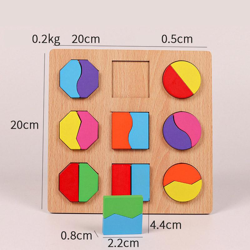 Speelgoed Educatief Montessori Baby Houten Puzzel Speelgoed Geometrisch Alfabet Cijfer Vorm Sorteerder Puzzel Voor Matchen Bordspellen Kinderen