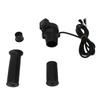 Electric Bike Throttle Grip 4 Lights Half Lock Speed Twist Throttle Grips with Keys for 48V
