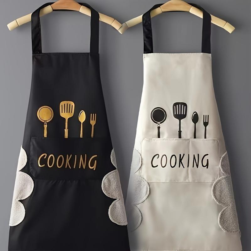 Holiday Apron  - Christmas Halloween Thanksgiving Easter Kitchen Apron with Pockets, Adjustable Baking BBQ Fun Gift for Cooks