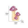 Resin Mushrooms for Outdoor and Indoor Use for Home Decoration Garden Projects Weather Resistant Miniature Ornaments