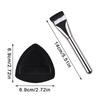 Ein-Wort Flachpinsel für Foundation Leichter Pinsel für flüssiges Make-up Mit Make-up-Schwämmchen Zubehör für Make-up-Werkzeuge