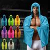 Cooling Fabric Cloak Towel Cloak, Hooded Cool Cape, Beach Cape Instant for Men Women Summer Yoga Camping