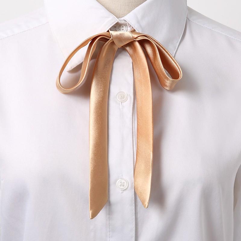 Hand-tied JK Bow Tie, Narrow And Versatile Bow Ribbon