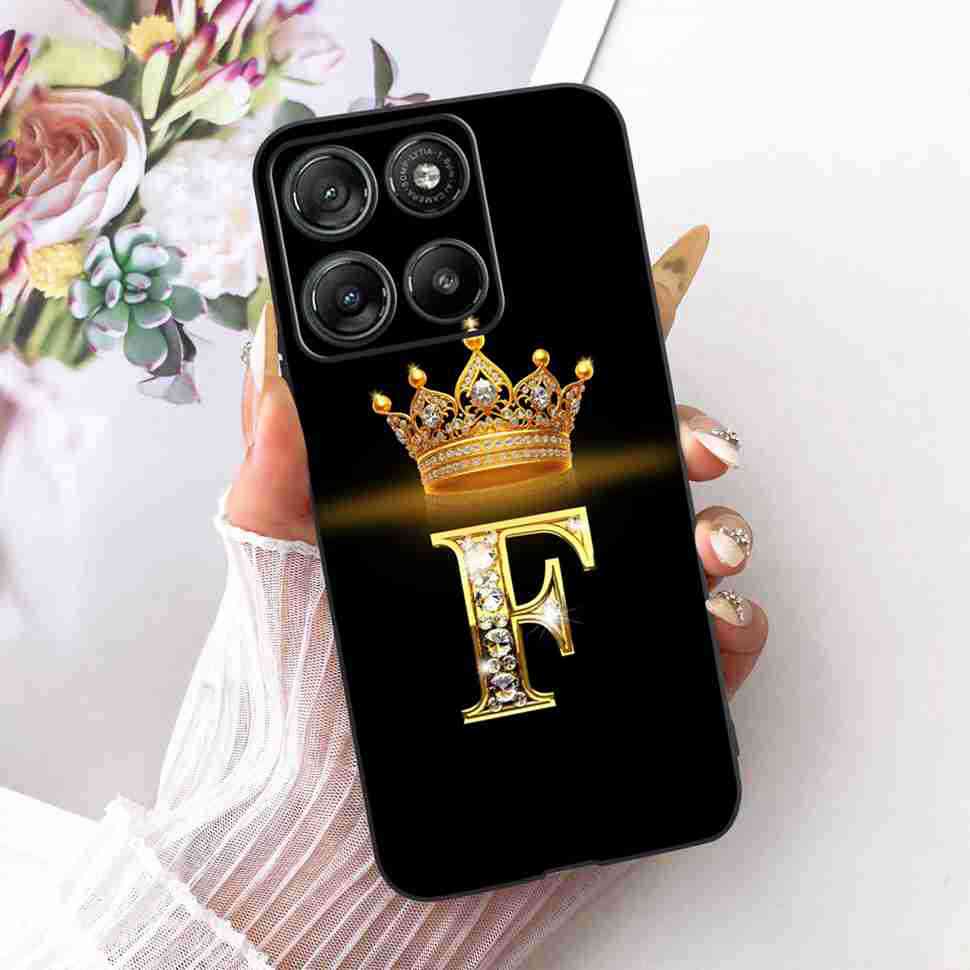 For Motorola Moto G67 Power Case Couple 26 Letters Cover Soft Silicone Phone Cases For Moto G 67 G67 Power Bumper