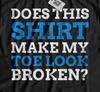 Unisex Funny Toe Surgery Recovery T-Shirt & Broken Toes Gifts