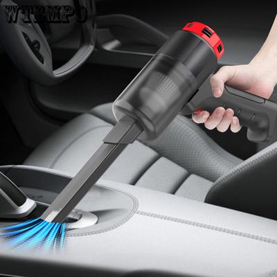 Vehicle Mounted Vacuum Cleaner Wireless Handheld Automatic Mini Vacuum Cleaner & Built-in Battery Dual Purpose Portable