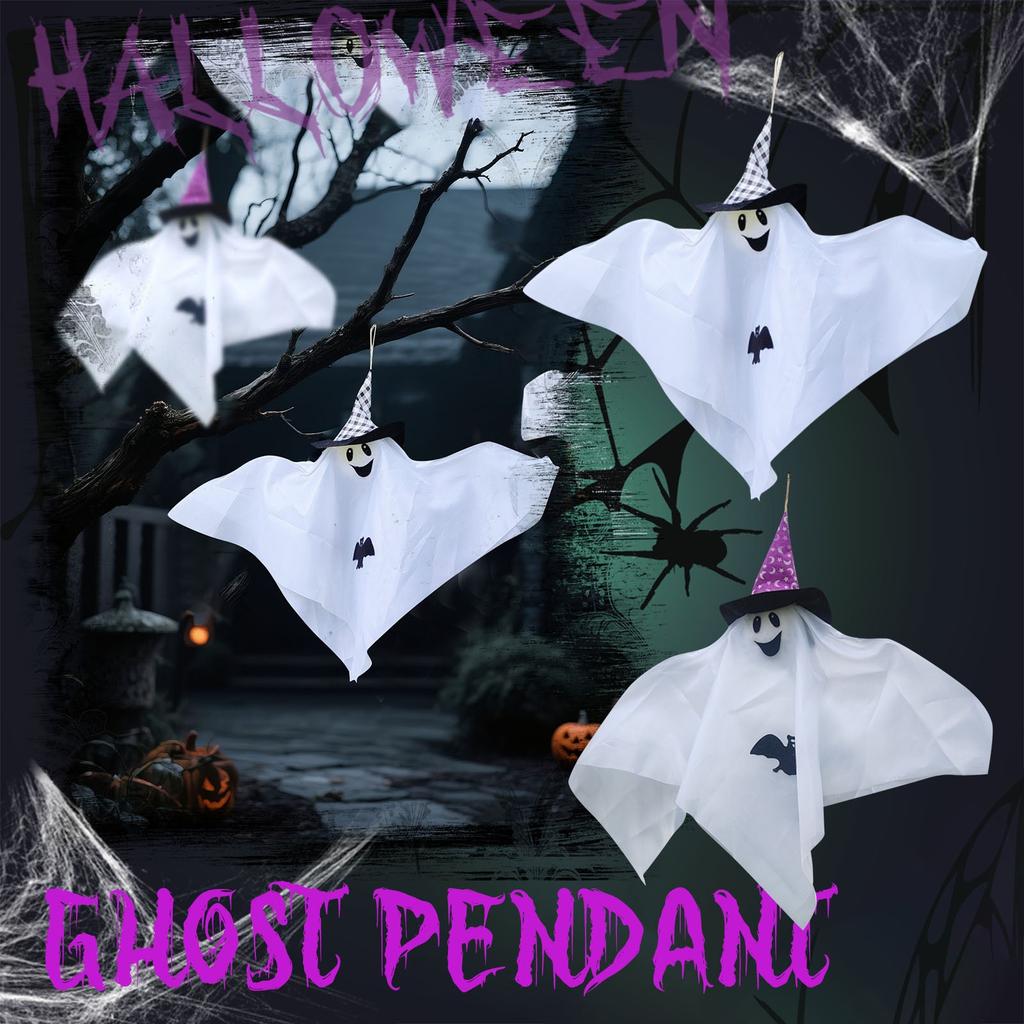 HalloweenGhost Pendants, CuteWhite Ghosts And FloatingGhosts Decorative Items For TheGhost Festival