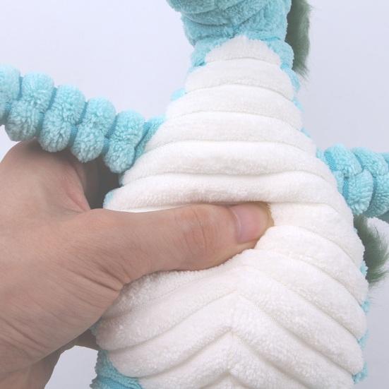 Soft Pet Toy Fun Plush Doll Extended Playtime Fine Workmanship Detailed Pet Toy for Teeth Grinding And Training