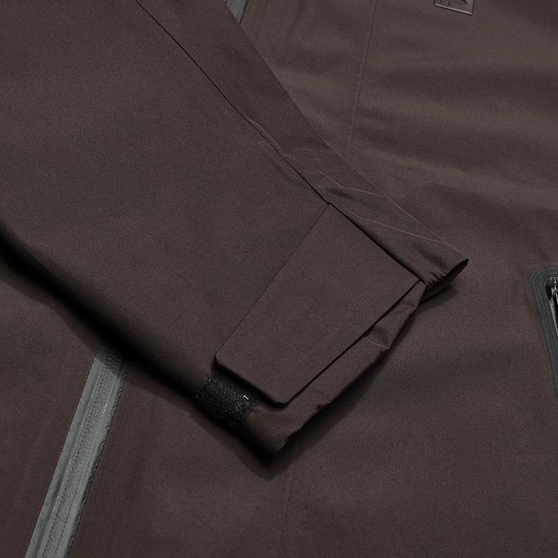 Fila Fitness Fashion Outdoor Versatile Detachable Waterproof Warm Two-Piece Set Men Outerwear Black A11M541704FDR