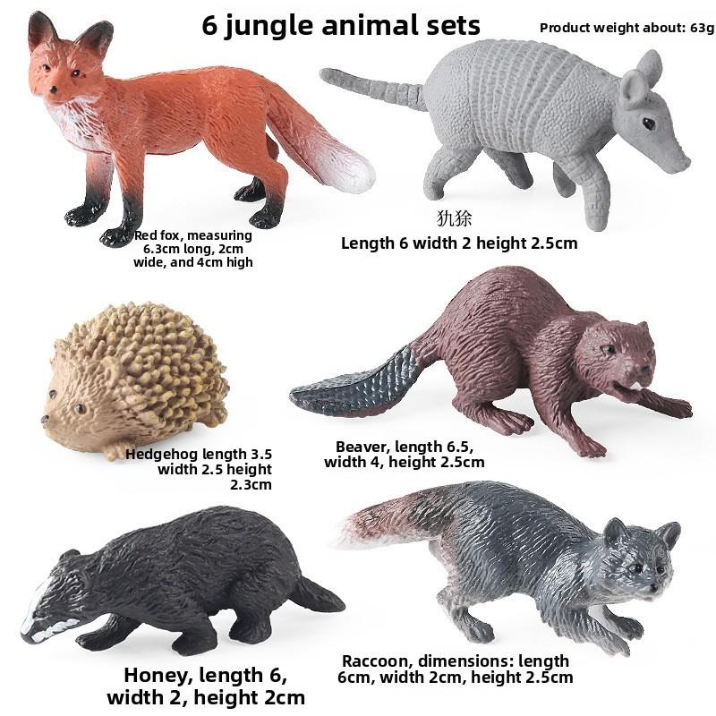 Mini Dinosaur Model Set Plastic For Kids Educational Collection