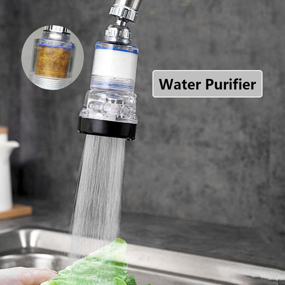 Saving Filter Diffuser Connector Sprayer 3 Modes Water Purifier Faucet Nozzle Tap Head Swivel Tap