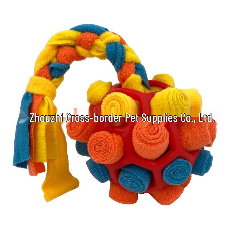 Interactive Dog Puzzle Ball: Sniffing, Teething, Energy-Boosting Olfactory Training Toy