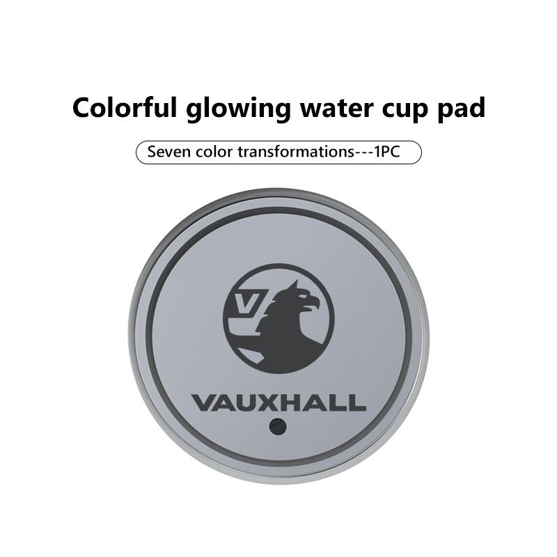 

Car Colorful Luminous LED Atmosphere Light Cup Coaster Holder For Vauxhall VXR8 Insignia Vivaro Zafira Combo Movano Mokka GSe