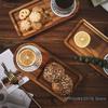 Coffee Tray Wood Plate Breakfast Tray For Serving Food Hospitality Coffeeware Teaware Decoration Table Decoration Accessories
