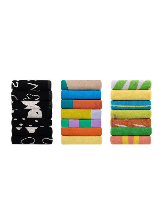 KEENGENERA Premium Towels, 10-piece set of practical cotton towels SNOWVEIL_Steady 10P