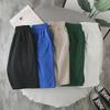 Trendy Men's Solid Color Three-Quarter Sports Beach Shorts