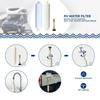 RV Marine Water Filter with Flexible Hose Protector Protects Against Bacterias Reduces Bad Taste Odors in Drinking Water