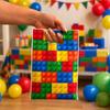 Kids Blocks Theme Birthday Party Gift Bags Favor Bags Decorations Supplies for Building Block Themed Events Pack