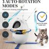 Katzen-Teaser-Spielzeug Automatischer intelligenter Teaser Katzenstab Auslaufender Futterball Set Selbst Hi Rolling Ball Katzenspielzeug