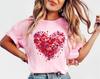 Comfort Colors® Valentine Heart Shirt, Heart T-Shirt, Love Shirt, Valentines Day Shirt, XOXO Shirt, Happy Valentines Day Tee, Cute Heart Tee