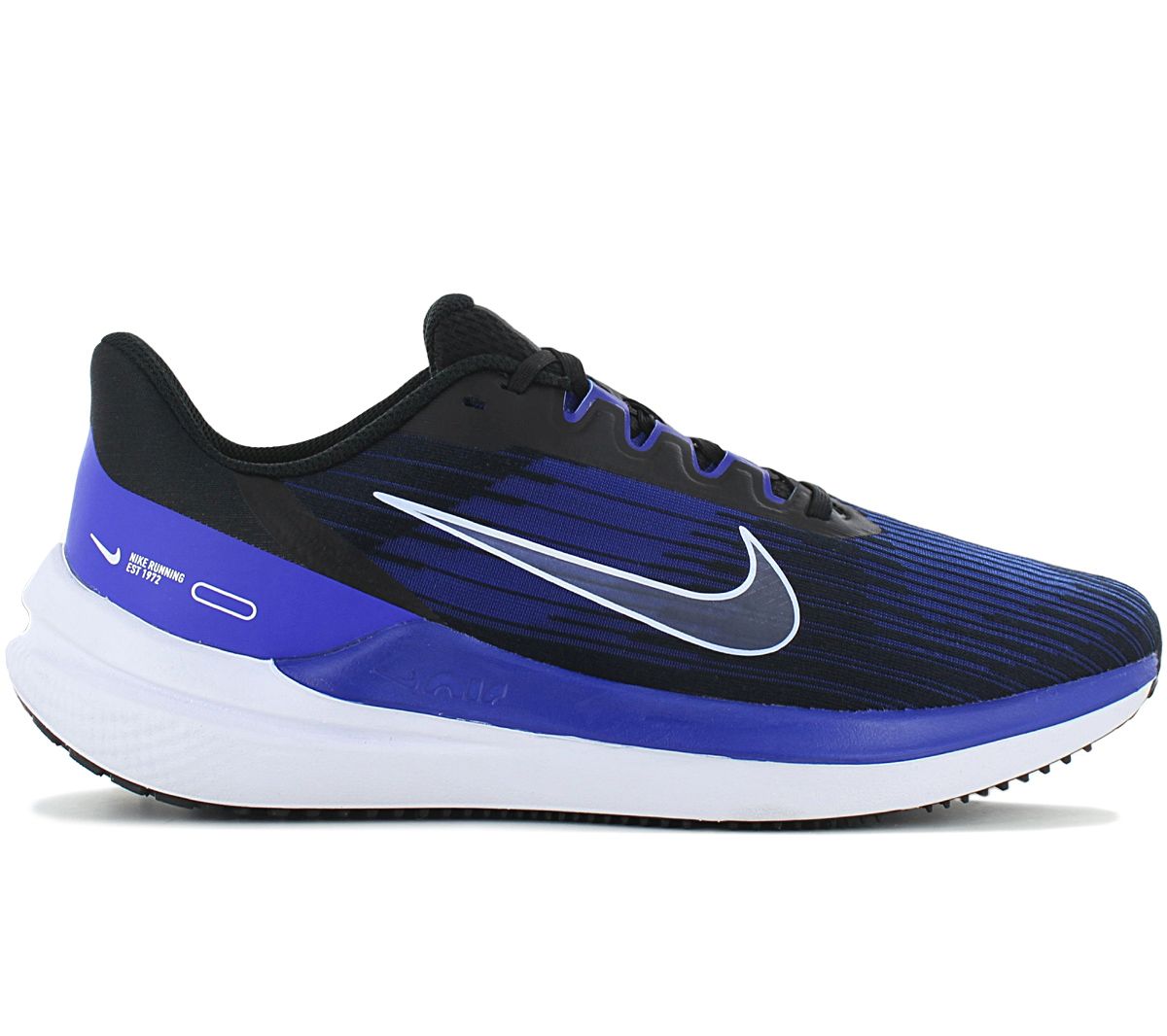 

Nike Air Winflo 9 — мужские кроссовки черно-синие DD6203-004 ORIGINAL